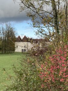 Le château vu du parc animalier