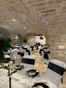 Salle de réception - Mariage noir et blanc