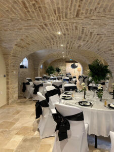 Salle de réception - Mariage noir et blanc