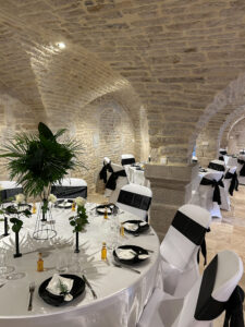 Salle de réception - Mariage noir et blanc