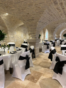 Salle de réception - Mariage noir et blanc