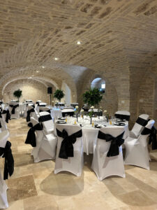 Salle de réception - Mariage noir et blanc