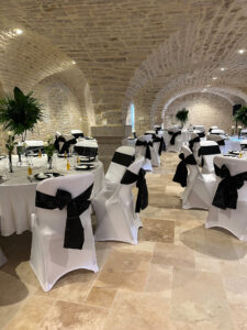 Salle de réception - Mariage noir et blanc