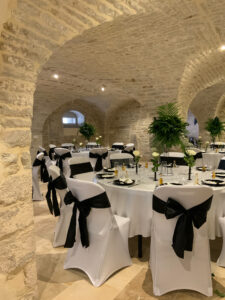 Salle de réception - Mariage noir et blanc