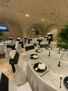 Salle de réception - Mariage noir et blanc