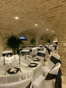 Salle de réception - Mariage noir et blanc