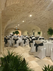 Salle de réception - Mariage noir et blanc