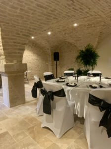 Salle de réception - Mariage noir et blanc