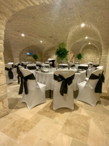 Salle de réception - Mariage noir et blanc