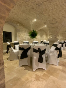 Salle de réception - Mariage noir et blanc